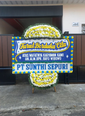 Papan Bunga Duka di Suka Jaya